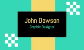 Online Editable Graphic Designer Advertisement Business Card