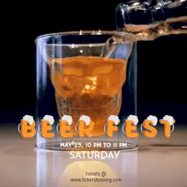 Online Editable Beer Fest Animated Design