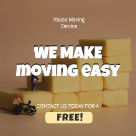 Online Editable House Shifting Service Facebook 3D Post