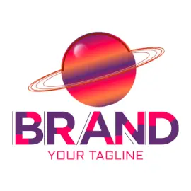 Online Editable Colorful Space Gaming Logo