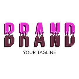 Online Editable Ripped Wood Font Unique Logo