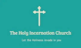 Online Editable Cyan Holy Chruch Business Card