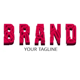 Online Editable Broken Fancy & 3D Text Logo