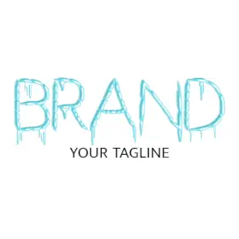 Online Editable Chill and Frozen Icicle Bar & Nightclub Logo