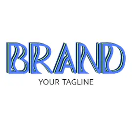 Online Editable Triple Layer 3D Font Unique Logo