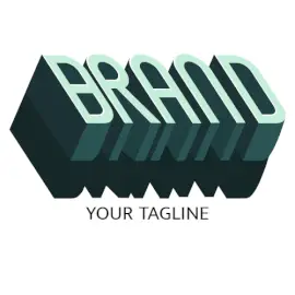 Online Editable 3D Text with Reflection Fancy & 3D Text Logo