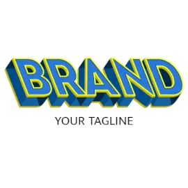 Online Editable Neon Signboard Double Color Fancy & 3D Text Logo