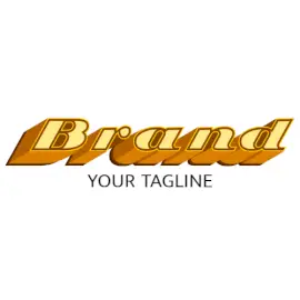 Online Editable Long Shadow Isometric Type Fancy & 3D Text Logo