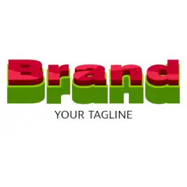 Online Editable Double Layer 3D Gaming Text Logo