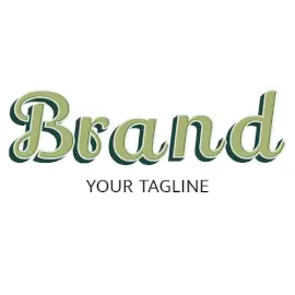 Online Editable Bold Font Outline Fancy & 3D Text Logo
