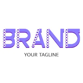 Online Editable Quilling 3D Font Unique Logo