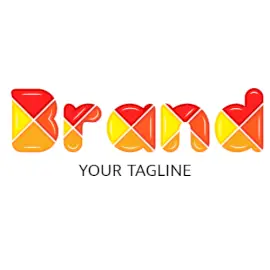 Online Editable Multicolor Candy Food & Drink Logo