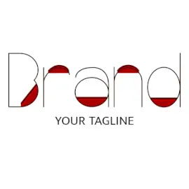 Online Editable Creative Simple Font with Semicircle Education & School Logo