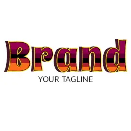 Online Editable Multicolor Block Font Fancy & 3D Logo