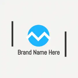 Online Editable Letter M Sleek Marketing Logo