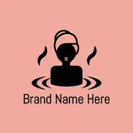 Online Editable Black and Pink Salon & Beauty Logo
