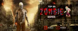 Online Editable Top 25 Zombie Games Twitch Banner