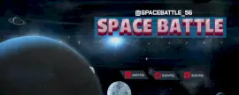 Online Editable Space Battle Gaming Twitch Banner