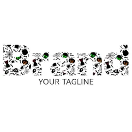Online Editable Black Halloween Themed Event Logo