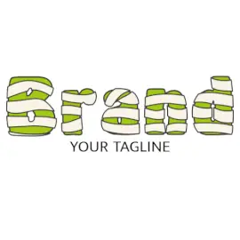 Online Editable Green Mummy Font Halloween Events Logo