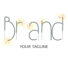 Online Editable Crackers Sparkling Font Diwali Events Logo