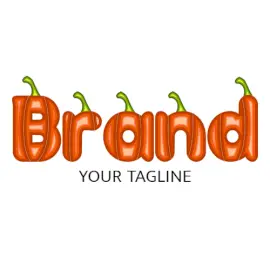 Online Editable Yellow and Orange Squash Text Events Logo