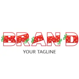 Online Editable Christmas Stars with Ribbon on Text Events Logo
