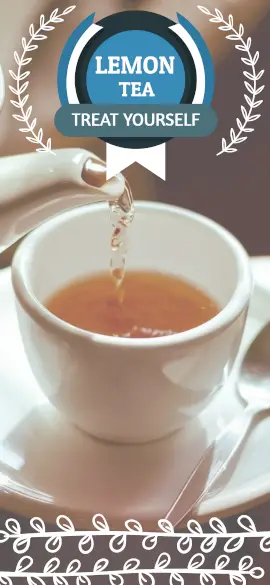 Online Editable Lemon Tea Time Snapchat Geofilter
