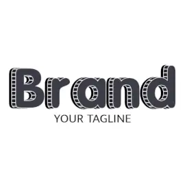 Online Editable Gray Layered Grill Font Unique Logo