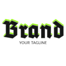 Online Editable Neon Pointy Edged Ancients Text Historical