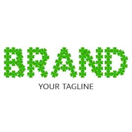 Online Editable Shamrock Text for St. Patrick's Day Events Logo