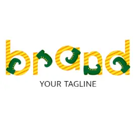 Online Editable St. Patrick's Day Shoes Text Events Logo