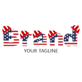 Online Editable Labor Day Font Architecture & Construction Logo