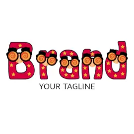 Online Editable Decorative April Fools Day Text Events Logo