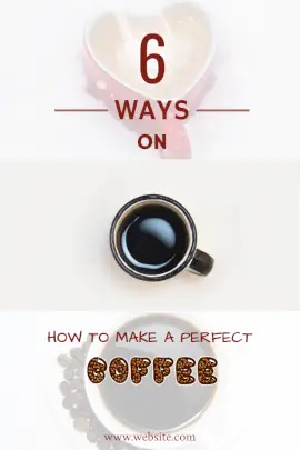 Online Editable Coffee Making Tips Ad Collage Design Pinterest Graphic
