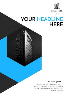 Online Editable Real Estate Marketing Business Poster