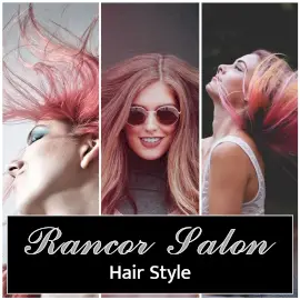 Online Editable Hair Coloring Beauty Salon 3 Grid Photo Collage