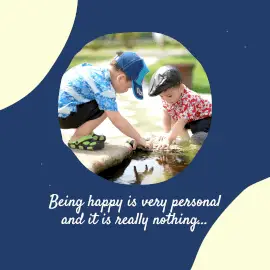 Online Editable Blue Siblings Quote Animated Design
