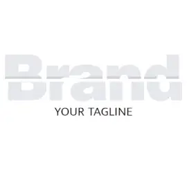Online Editable White Text Broken Font Unique Logo