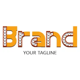 Online Editable Small Circle On Hollow Text Unique Logo