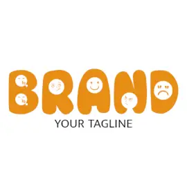 Online Editable Emoji Reactions on Text Unique Logo