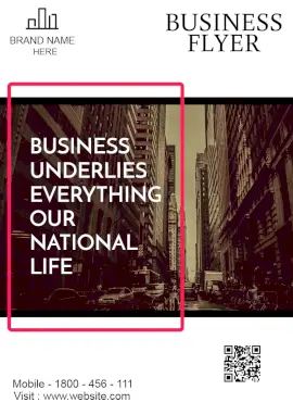 Online Editable Business Promotion Flyer Marketing Materials