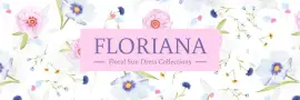 Online Editable Pink Floral Dress Twitter Header