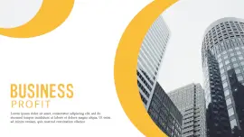 Online Editable Business Profit Business Presentation