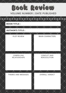 Online Editable Author's Book Review Daily Report