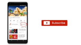 Online Editable CTA with Subscribe and Bell icon Outros