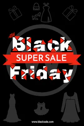 Online Editable Black Friday Pinterest Graphic