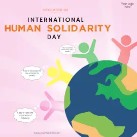 International Human Solidarity Day: #InternationalHumanSolidarityDay