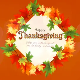 Online Editable Thanksgiving Greeting Instagram Post