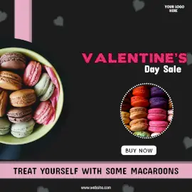 Online Editable Valentine's Day Sale Instagram Post